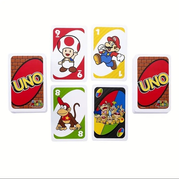 Super Mario UNO Card Game - Picture 1 of 2
